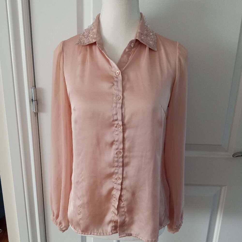 Elegant Pink Women's Blouse